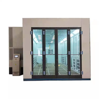 Cabine de pulvérisation automatique de qualité supérieure dotée d'une grande porte en verre de sécurité à moteur en cuivre durable, construction résistante aux flammes