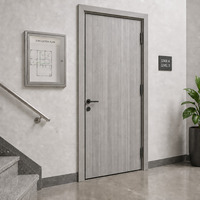 Porte d'hôtel ignifuge OEM, isolation thermique, résistance à l'humidité, panneau ignifuge durable, installation facile pour chambre d'hôtes