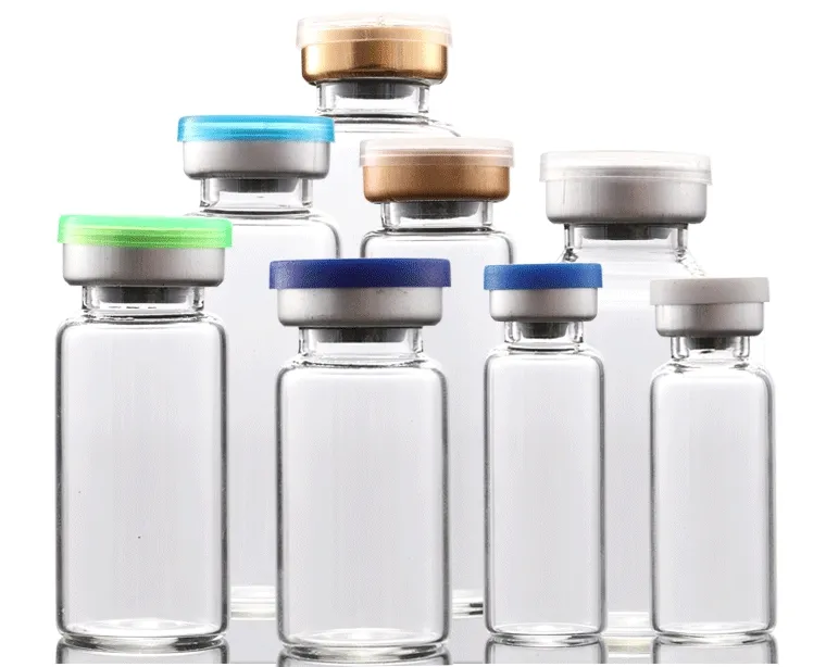 Flacon et bouchons en verre personnalisés de 10ml pour produits pharmaceutiques