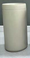 Gobelet isotherme à double paroi en acier inoxydable léger avec couvercle à ouverture rotative 350 ml, tasse de bureau facile à transporter pour thermos