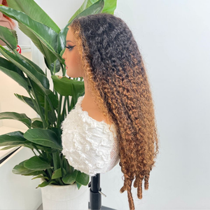 <span class=keywords><strong>Perruque</strong></span> en cheveux humains bouclés birmanes 7x5 avec dentelle frontale, perruques vierges à cuticules alignées T1B/4, perruques sans colle en cheveux humains avec dentelle frontale - Product Image 2