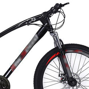 Bicicleta Híbrida de Montaña y Carretera con Cuadro de Acero de Alto Carbono, 21 Velocidades, Suspensión en Horquilla, Frenos de Disco Mecánicos Delanteros y Traseros - Product Image 3
