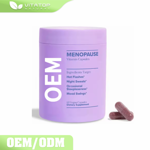 Capsules pour la ménopause en marque privée OEM pour les changements d'humeur, l'équilibre hormonal, les vitamines, complément alimentaire pour la ménopause pour les femmes, Ashwagandha KSM-66 - Product Image 1