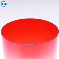 Tube en acrylique rigide transparent 100 mm 200 mm 300 mm Grand diamètre Épaisseur personnalisée Tube creux transparent Tubo De Acrilico