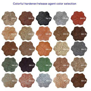 Promoción 25kg Resina epoxi y endurecedor Color Agente de endurecimiento de hormigón en forma de polvo Color de estampado para hormigón - Product Image 5