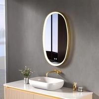 Espejo Inteligente de Pared con Iluminación LED, Iluminación Ajustable (3000K-6000K), Marco de Aleación de Aluminio, Diseño Moderno para Salones de Belleza