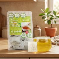 Bolsitas de Té de Hojas de Guayaba Pura, 180g, 120 Sobres, Bebida Natural Sin Cafeína para Hidratación Diaria