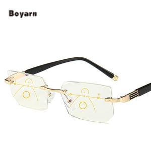 Boyarn Multifocal Progressive Lunettes <span class=keywords><strong>de</strong></span> Lecture Hommes Femmes Anti Bleu UV Protéger Lunettes Réglage Automatique Lunettes Usine - Product Image 2