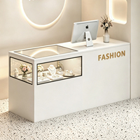 Comptoir de caisse pour bijouterie haut de gamme, comptoir de bar pour magasin de vêtements, comptoir pour petits accessoires, comptoir d'accueil