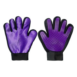 Guanto per la pulizia dei peli per animali domestici in Silicone doppio lato ed elettrostatico guanto per rimozione dei peli per animali domestici - Product Image 5