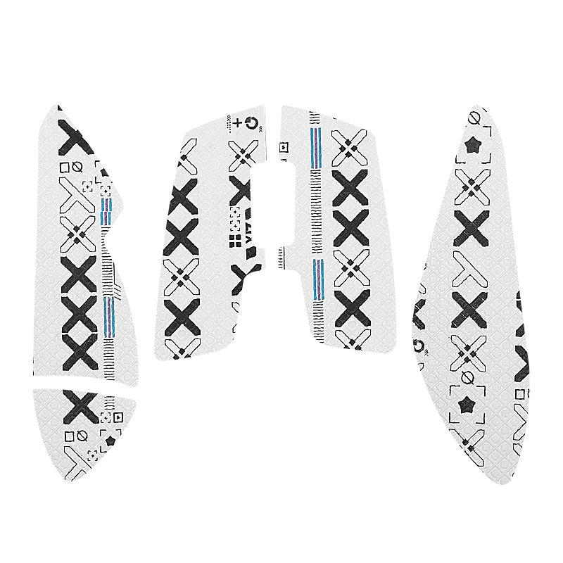 1 autocollant de souris demi-paquet - Blanc