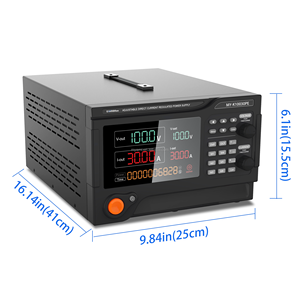 MYAMI-Fuente de alimentación regulada por CC de laboratorio negro, potencia de laboratorio, 5A, 10A, 20A, 100V, 30A, 3000W, 5A, 10A, 20A, con temporizador ajustado para el desarrollo de pruebas de envejecimiento - Product Image 3