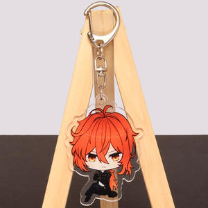 Gorou Tartaglia Hu TAO arataki <span class=keywords><strong>itto</strong></span> พวงกุญแจพลาสติกอะนิเมะผลกระทบพวงกุญแจป้ายการ์ตูน - Product Image 6