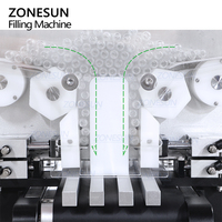 Machine de remplissage et de bouchage automatique de flacons en verre pour parfum ZONESUN ZS-AFC17 avec pompe céramique et trieuse de flacons