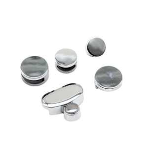Support de <span class=keywords><strong>pince</strong></span> de miroir en verre <span class=keywords><strong>pince</strong></span> fixe <span class=keywords><strong>pince</strong></span> de miroir en alliage de <span class=keywords><strong>zinc</strong></span> accessoires de quincaillerie de meubles ronds - Product Image 1