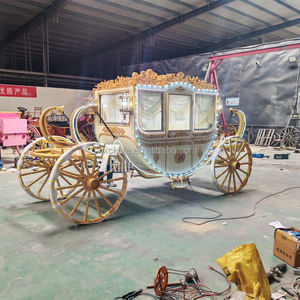 Charrette à Chevaux de Qualité Supérieure avec Cheval de Trotte et Lampe, Prix d'Usine en Gros, Idéale pour les Musées - Product Image 2