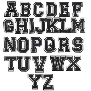Модные нашивки на букву 8 см A-z