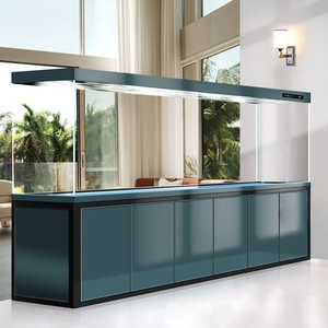 300 galloni di acquacoltura alta acquario con filtro per interni sistema acquaponica Ultra chiaro vetro decorazioni acquario soggiorno - Product Image 3