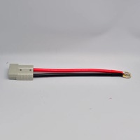 موصل طاقة عالي التيار 50A 120A 175A ثنائي الأطراف، كابل PVC فائق المرونة 8/6/4/2/0 AWG، قابس شحن بطارية الرافعة الشوكية من النحاس النقي