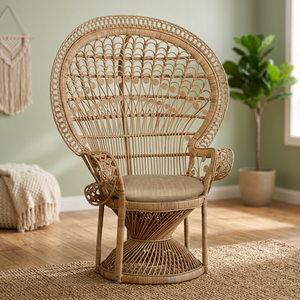 Indonesian Manufacturer Rattan Wicker Peacock <b>Chair</b> Outdoor Garden Furniture <b>Vintage</b> Outdoor Style Excellent Quality - Product Image 3