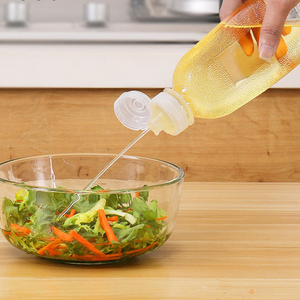 300ml 500ml Plastic Squeeze Bottle Anti Slip for Honey Jar with Valve Flip Top Cap for Oil Honey <b>BBQ</b> Sauce - Product Image 5