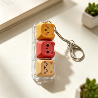 Clavier mécanique miniature DIY en forme de chat, personnalisable en gros, avec touches anti-stress, gadget pour les doigts, cadeau