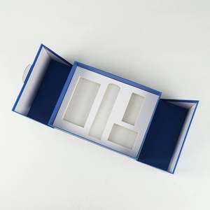 Custom Creative Double-Door Cosmetic Gift <b>Box</b> Drawer <b>Book</b> Style Flip Top Packaging - Product Image 2