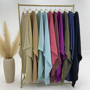 Nuovo Abaya Musulmano Modesto 2025 in Poliestere Lucido Kaftan a Farfalla Abiti da Donna Moda Turca <span class=keywords><strong>Abbigliamento</strong></span> Islamico - Product Image 5