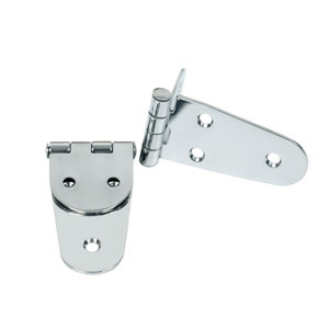 Stainless Steel Flush <b>Hinge</b> 180 Degree Opening 4 Hole Industrial Design Easy Installation Boat Cabinet <b>Door</b> <b>Window</b> Use - Product Image 3