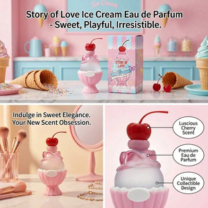 เรื่องราวของความรักไอศกรีม Eau de Parfum สำหรับผู้หญิงมะระวานิลลาเบอร์รี่หวาน - Product Image 5