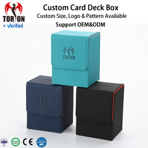   Caja de Cartas Coleccionables de Anime Yugioh Personalizada con Más de 80 Diseños, de Cuero PU y Terciopelo, Accesorio Portátil para Juegos de Mesa - Product Image 1