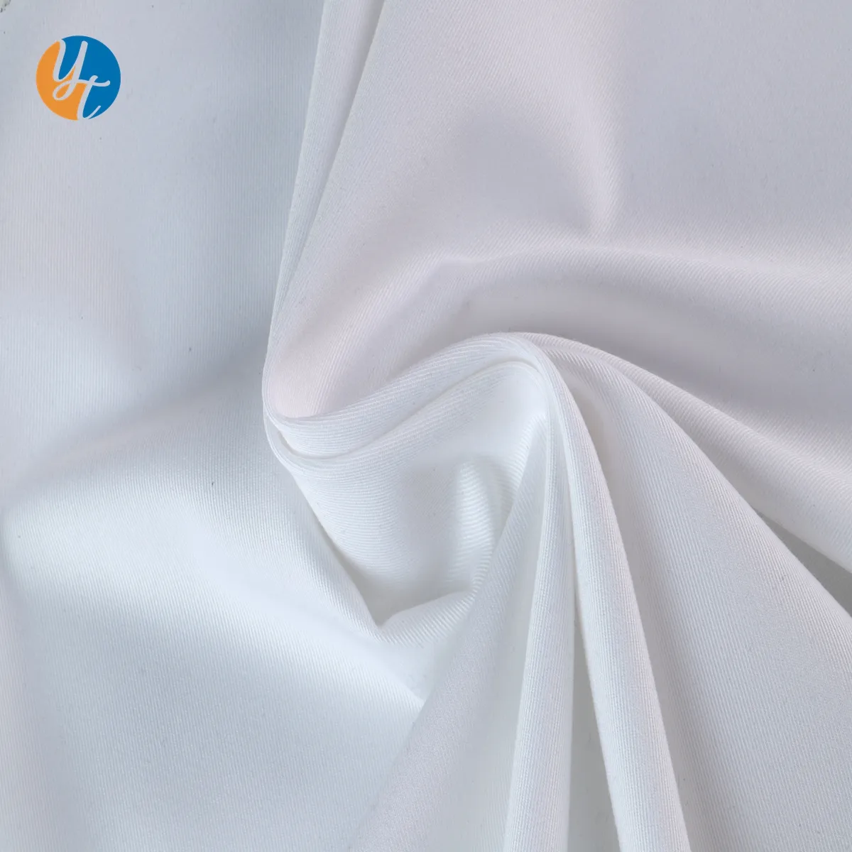 Soft Plain Dyed Bamboo Fiber Fabric Spandex Polyester Elastane Stretch Twill fabrics for Shirts