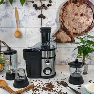 Potente Robot da Cucina 4-in-1 110V/220V, Estrattore di Succo, Frullatore, Macinacaffè per Smoothie, Centrifuga per Succhi - Product Image 2