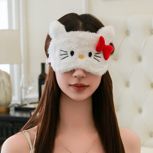 Nouveau <span class=keywords><strong>masque</strong></span> pour les yeux en peluche, mignon, dessin animé, chien cannelle, pour dormir, bloquant la lumière et protégeant les yeux, <span class=keywords><strong>masque</strong></span> pour les yeux Kuromi pour filles, prêt pour qui - Product Image 4