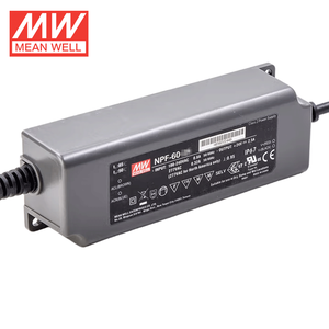 Драйвер Mean Well <span class=keywords><strong>NPF</strong></span>-60D с регулируемой яркостью, 60 Вт, AC-DC, в пластиковом корпусе, источник питания с выходным напряжением CC, для систем освещения - Product Image 5