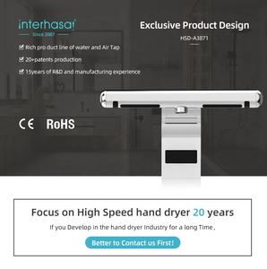<span class=keywords><strong>Sèche</strong></span>-<span class=keywords><strong>mains</strong></span> <span class=keywords><strong>automatique</strong></span> 2 en 1 en laiton, <span class=keywords><strong>sèche</strong></span>-<span class=keywords><strong>mains</strong></span> à jet haute vitesse commercial pour toilettes avec filtre HEPA A3871 - Product Image 4