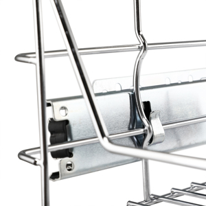 Easy Installation Heavy Duty Chrome Telescopic Rack Pull Out Wire <strong>Basket</strong> <strong>Storage</strong> <strong>Unit</strong> <strong>for</strong> Kitchen Base Drawer - Product Image 2