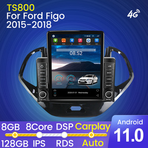 MEKEDE Android 11 8+128G 4G WIFI DSP RDS AM FM Autoradio per Ford <span class=keywords><strong>Figo</strong></span> 2015-2018 Radio per Auto Car-play+auto Lettore DVD - Product Image 2