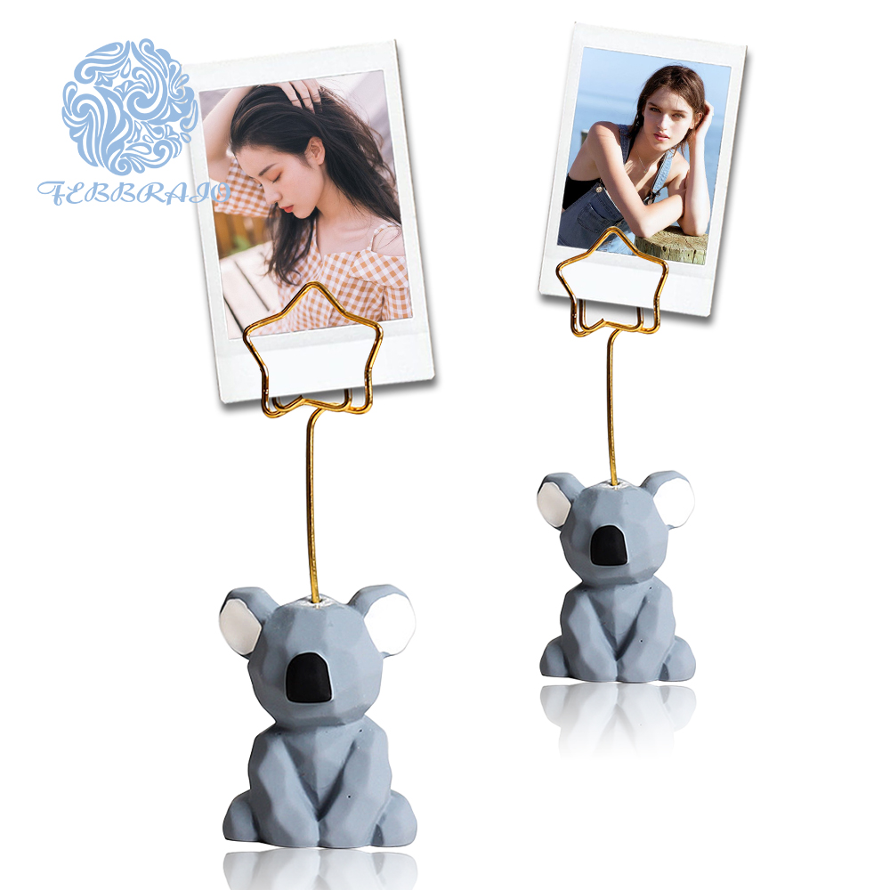 Держатель-зажим для памяток с животным, держатель для карт, для дома и офиса, настольные подставки для записей, зажим для заметок, держатель для фотографий