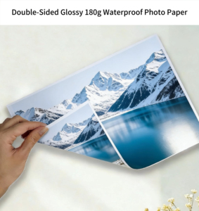 Vente flash - <span class=keywords><strong>Papier</strong></span> photo brillant double face <span class=keywords><strong>A4</strong></span> 180g, imperméable, pour la photographie et les imprimantes jet d'encre - Product Image 2