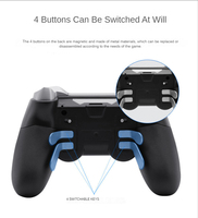 Venta caliente de alta calidad mejor venta BT inalámbrico Elite Gamepad controlador para PS4 PC/Windows. Azul