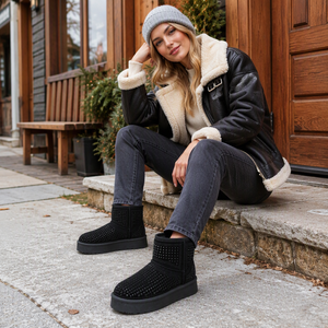 YL7138 OEM e ODM Stivali Invernali da <span class=keywords><strong>Donna</strong></span> Personalizzati, Caldi, Antiscivolo e alla Moda - Product Image 4