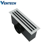 Ventech HVAC Grille d'air et diffuseur Diffuseurs à fente linéaire en aluminium avec boîtier plénum