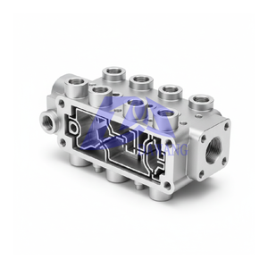 Système de canaux internes complexes pour fluides, collecteurs métalliques, service d'impression 3D SLM, usinage CNC, finition des ports, tolérances de précision - Product Image 1