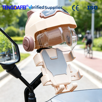 Nouveau support de téléphone pour trottinette électrique en plastique 2026, mini pare-soleil pour casque, support de téléphone de navigation pour moto et vélo, fixation sur guidon