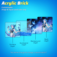 Blocs acryliques personnalisés en gros pour anime, imprimés UV haute définition, pour cadeaux d'entreprise et vente en gros