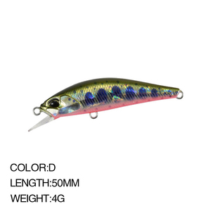 Minnow esche <span class=keywords><strong>da</strong></span> pesca jerkbaits 50mm 4g <span class=keywords><strong>trota</strong></span> lure bass mini sinking minnow pesca punta di lancia ryuki River Bait lure - Product Image 5