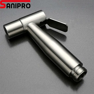 Настенный душ SANIPRO из нержавеющей стали для унитаза <span class=keywords><strong>Jet</strong></span> Shattaf, спрей для биде, мусульманский ручной распылитель, смеситель для здоровья, Набор смесителей для душа - Product Image 2