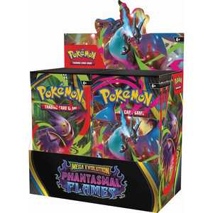 Boîte de 36 boosters Pokémon TCG [ENG] Mega Evolution Phantasmal Flames en papier - Product Image 3