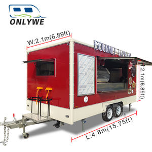 Nuevo Remolque de Comida Rápida 2024, Económico, de Acero Inoxidable, para Pizza, Hamburguesas y Café, con Cocina Completa, Estilo Concession, Precio de Camión de Comida Rápida en EE. UU. - Product Image 2